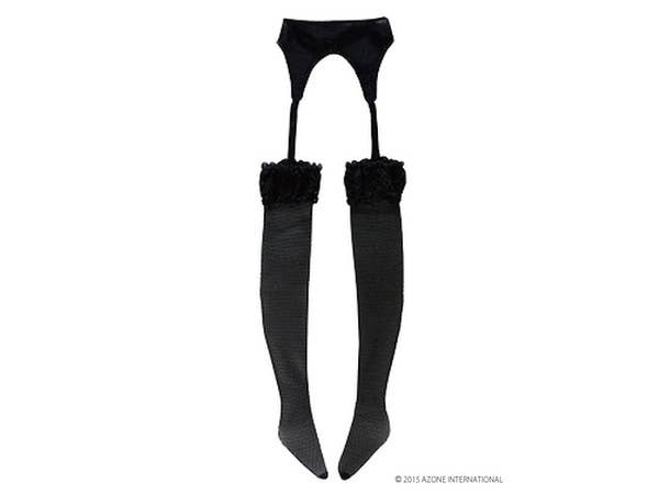 Pure Neemo M - Garter Stockings - Black