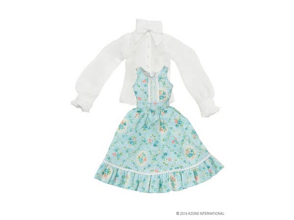 Tea Party Jumper Skirt Set Rococo Blue (Pure Neemo M)