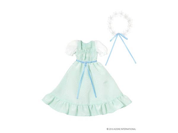Flower Crown One-Piece Set Green (Pure Neemo M)