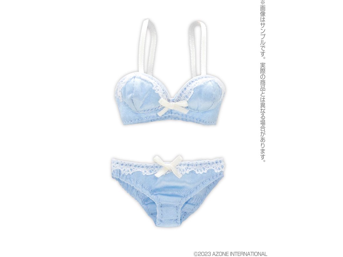 PNM / LLBrilliant Bra & Shorts for the ChestSet Pearl Blue