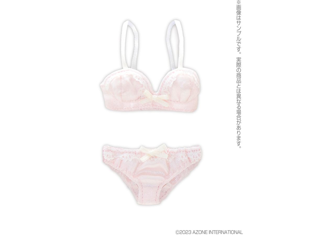 PNM / LLBrilliant Bra & Shorts for the ChestSet Pale Pink