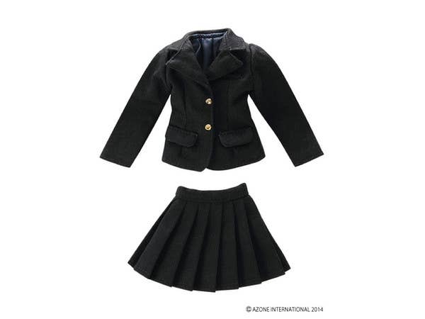 Blazer & Pleat Skirt Navy (Pure Neemo S/M)