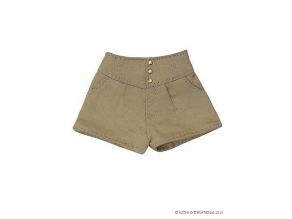 Three-Button Culotte Shorts Beige (Pure Neemo S)