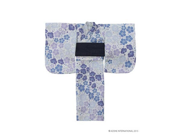 Yukata Set Girls Cherry Blossom/ Indigo Blue (Pure Neemo S)