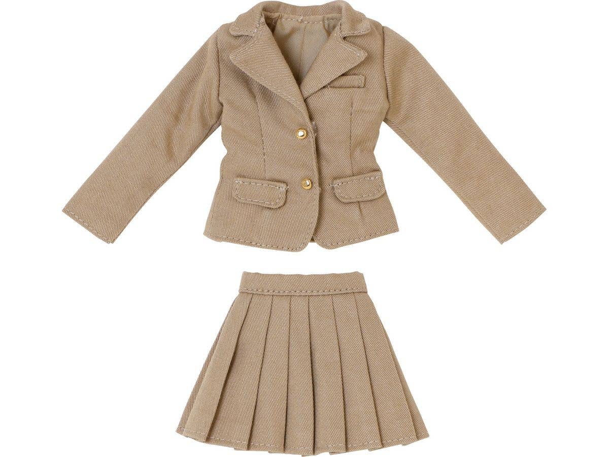 PNS Blazer & Pleated Skirt set II (Blazer & Pleated Skirt) Beige