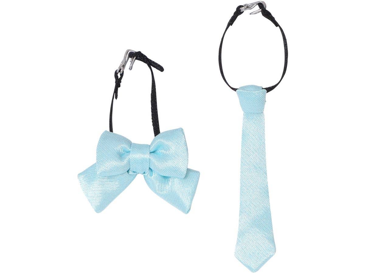 PNS Ribbon & Tie set (Solid Color) Blue