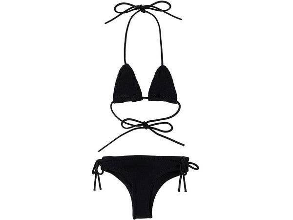 Q'z String Bikini set Black