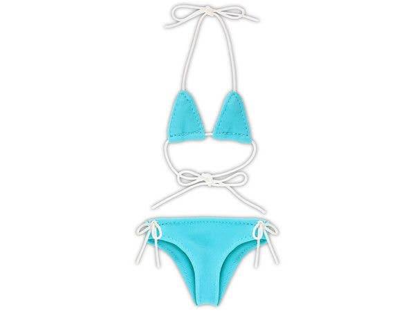 Q'z String Bikini set Marine Blue