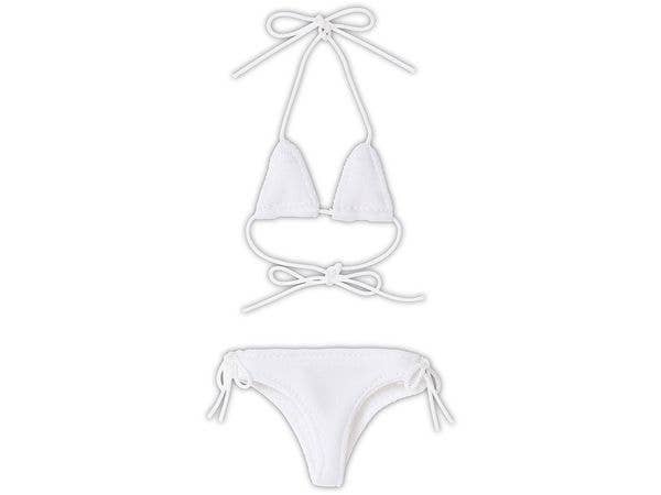 Q'z String Bikini set White