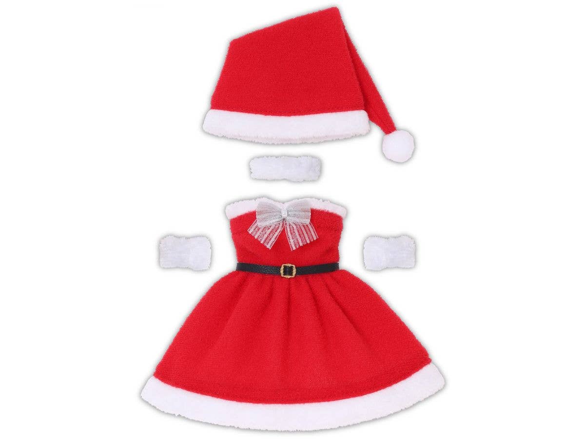Q'z Santa Dress set Red