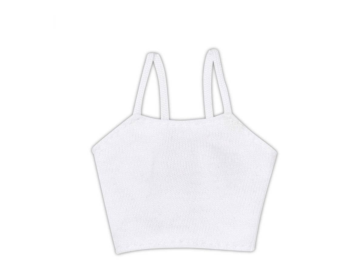 Q'z Short Camisole White