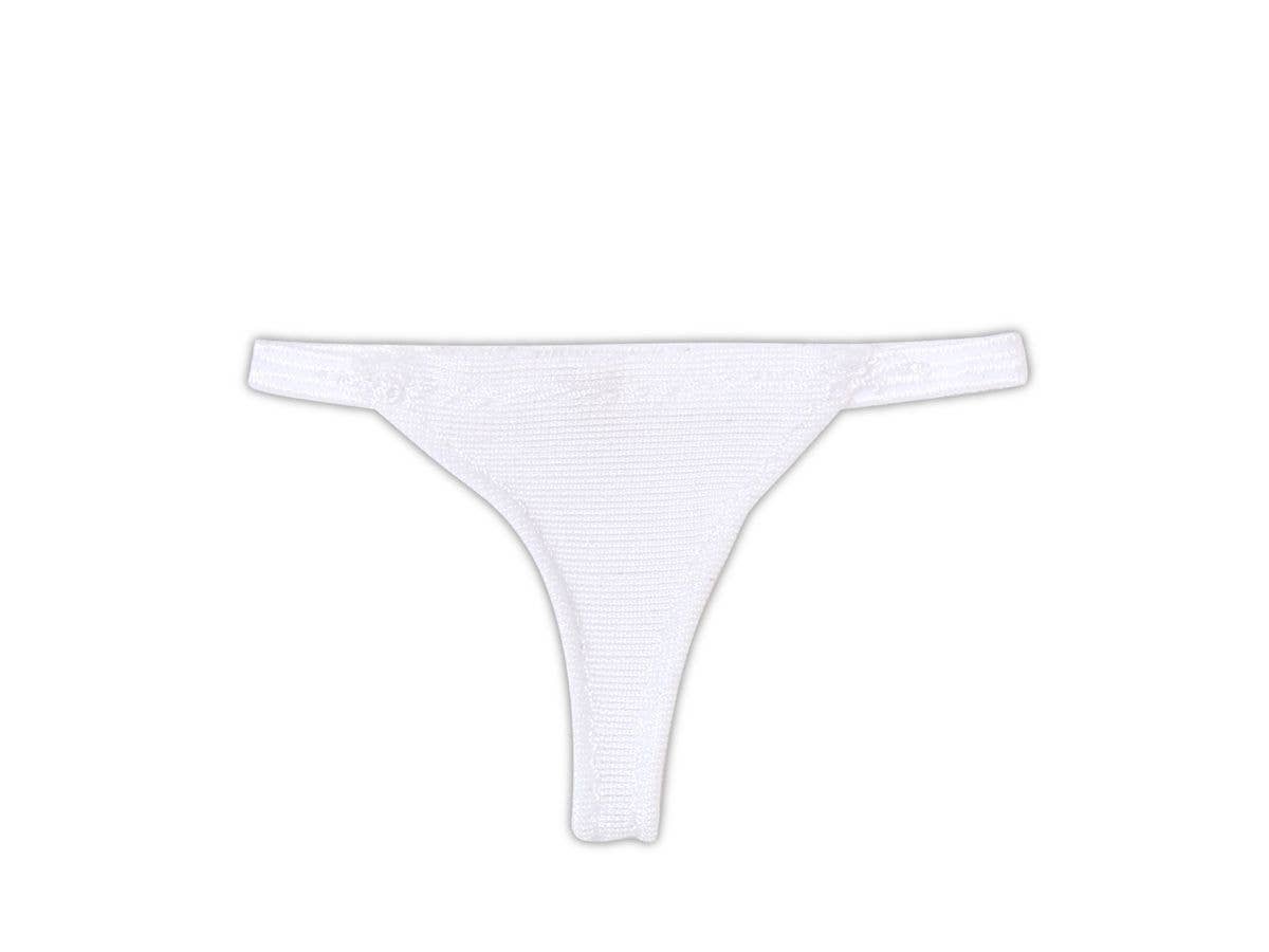 Q'z Thong Underwear White