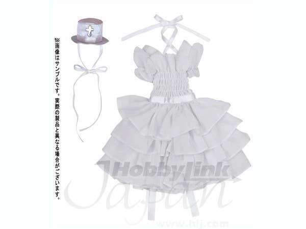 60cm Chiffon One-Piece White