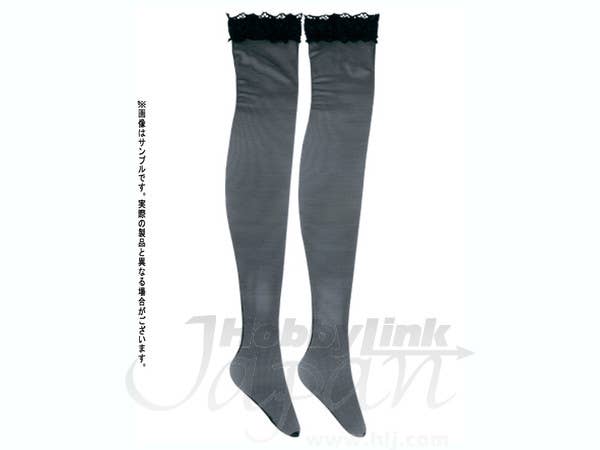 60cm Over-Knee Stockings Black