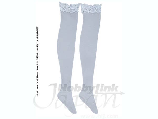 60cm Over-Knee Stockings White