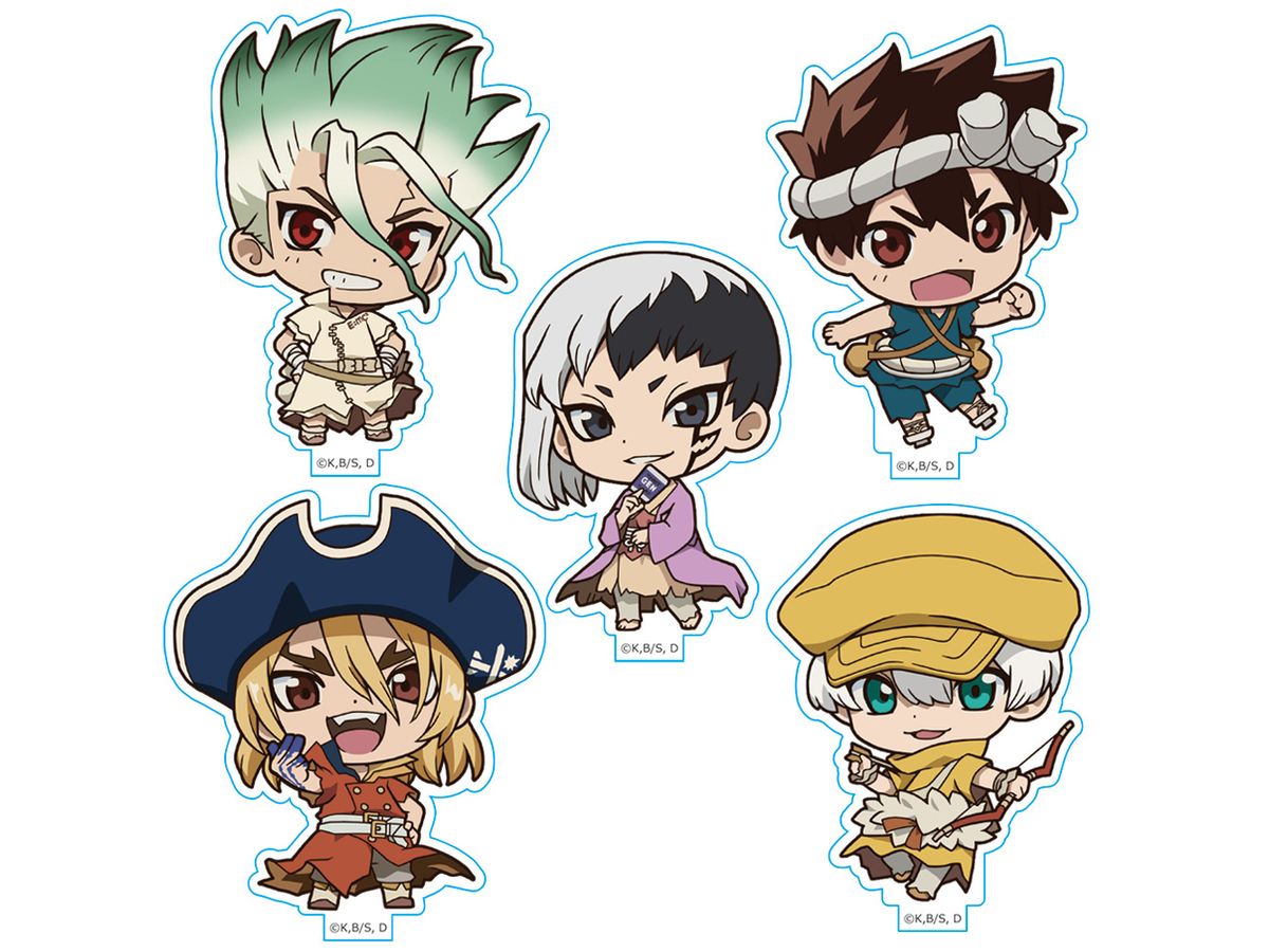 Dr.Stone: Acrylic Stand Collection Vol.2 1Box 5Pcs