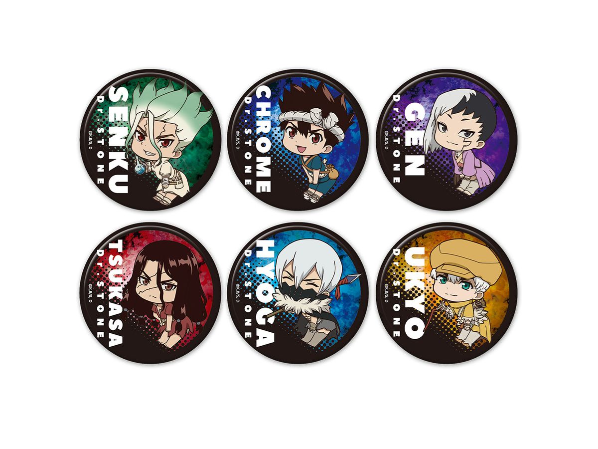 Dr.Stone: Tsunpittsu Trading Can Badge 1Box 6Pcs