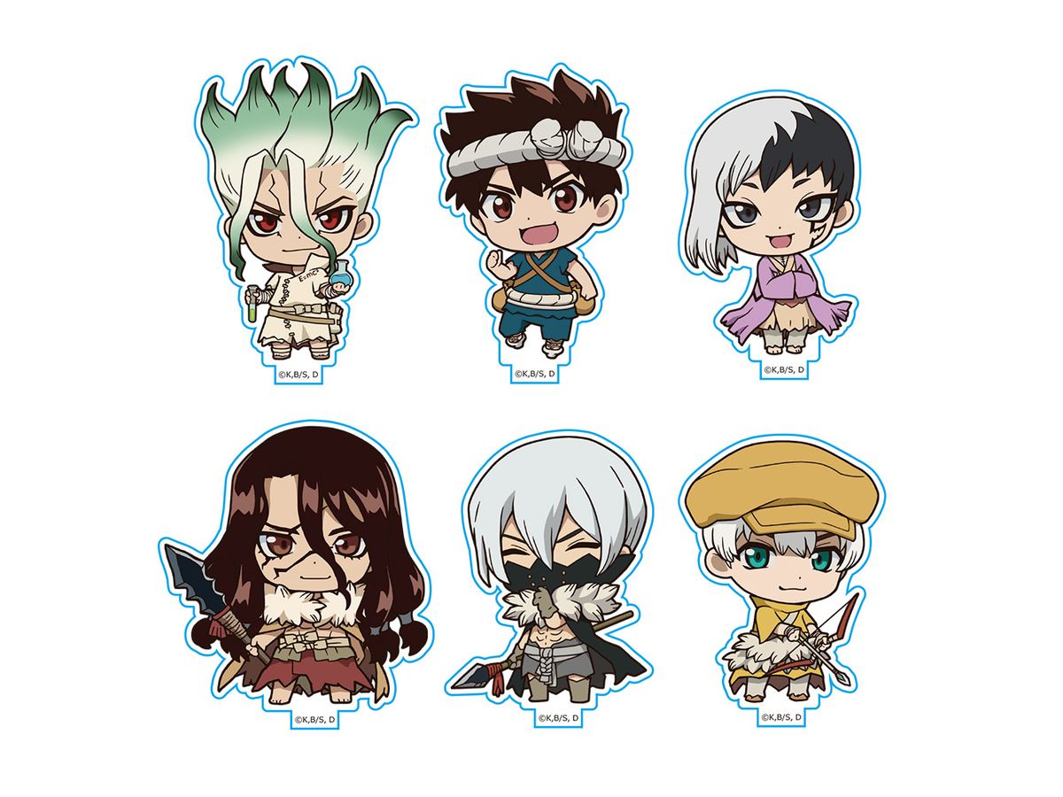Dr.Stone: Acrylic Stand Collection 1Box 6Pcs