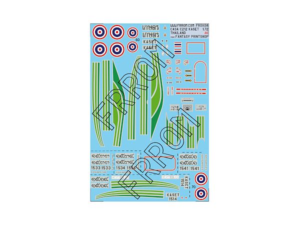 CASA C-212 KASET Decals