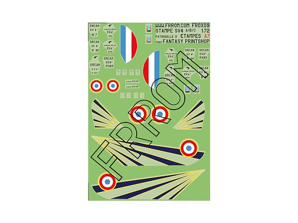 Stampe SV4 Patrouille d'Etampes Decals