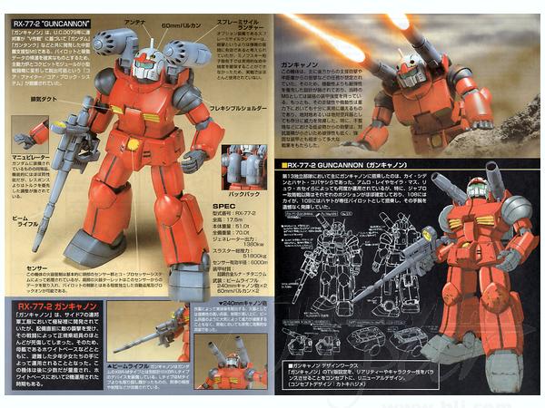 【ガンプラ2点セット】RX-79[G]・RX-77-2 GUNCANNON