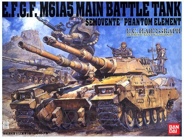 U.C. Hard Graph EFGF M61A5 Main Battle Tank "Semovente" Phantom Element