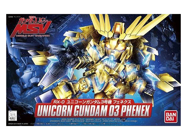 BB Unicorn Gundam 03 Phenex