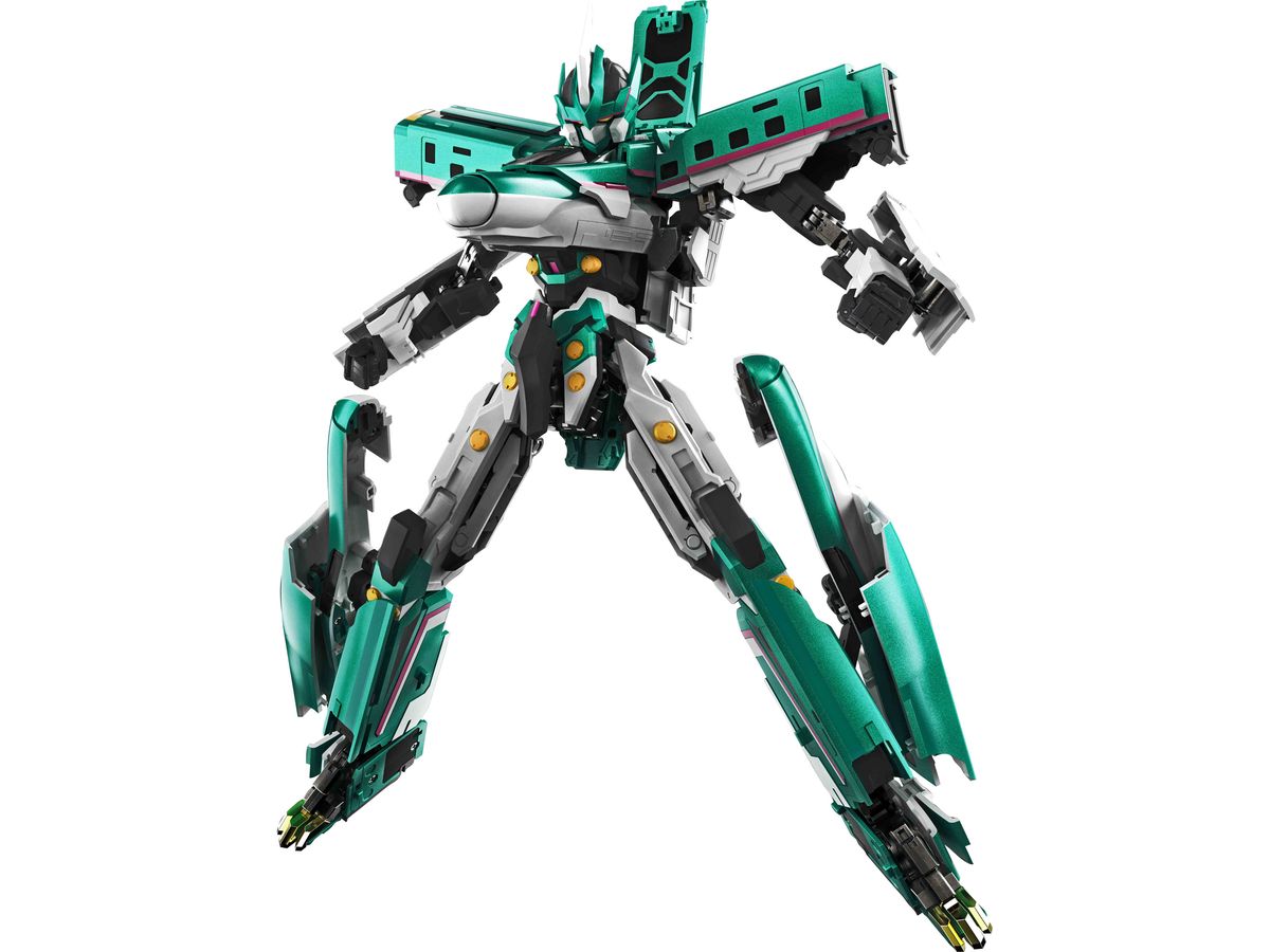 Soul of Chogokin GX-115 Shinkansen Transforming Robot Shinkalion E5 Hayabusa
