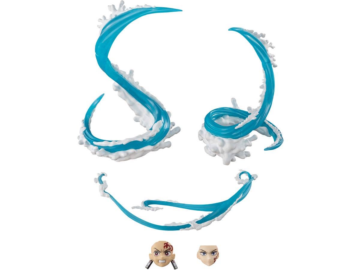 S.H.Figuarts Tanjiro Kamado & Giyu Tomioka Water Breathing Effect Parts Set
