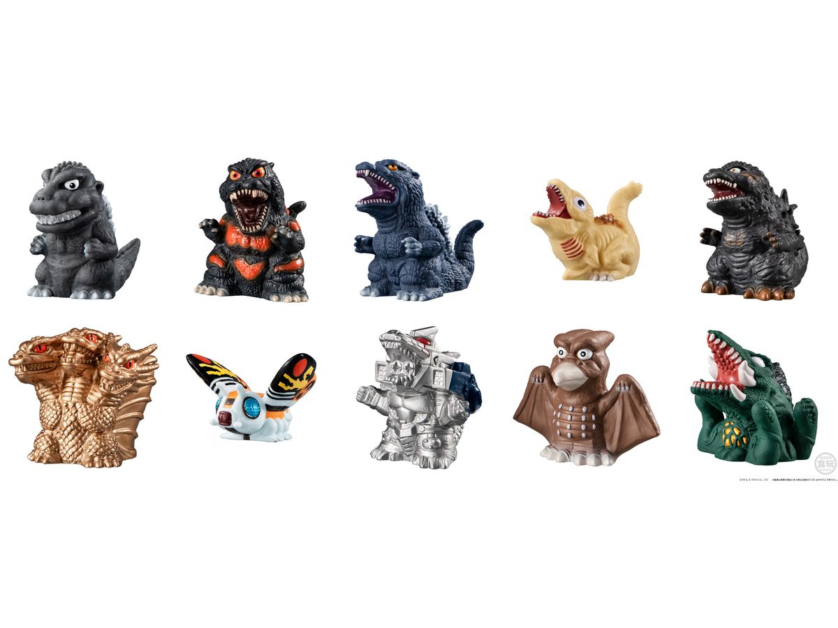 Godzilla SofviDoll: 1Box (10pcs)