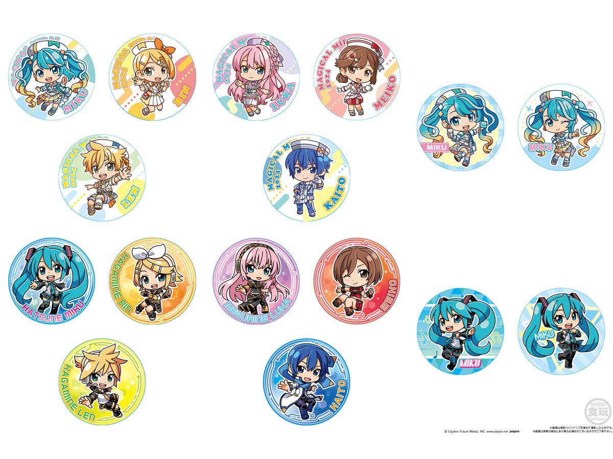 CAN BADGE COLLECTION Miku Hatsune Magical Mirai 2024: 1Box (14pcs)