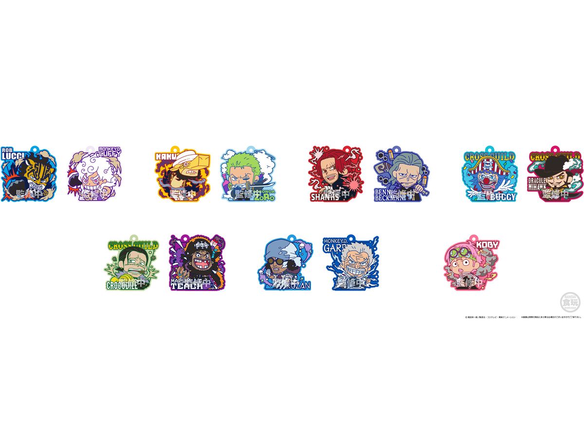 One Piece Rubber Mascot Gummy 3: 1Box (12pcs)