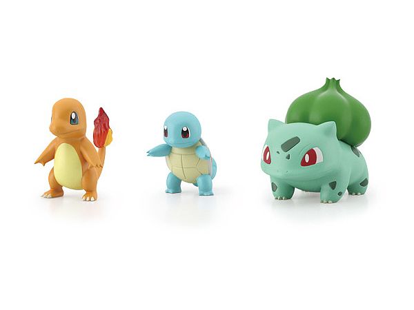 Pokemon Scale World Kanto Region 01 Charmander & Squirtle & Bulbasaur