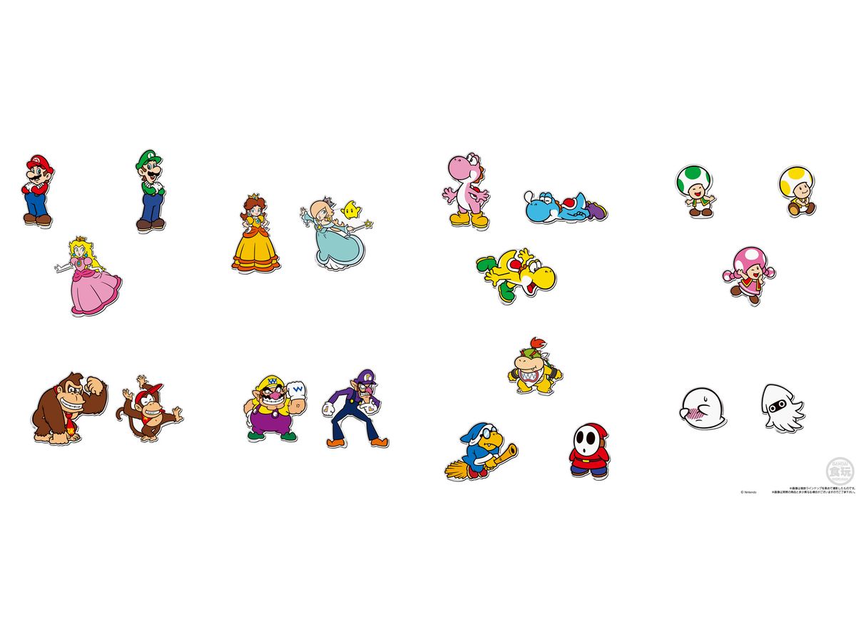 Super Mario Chara Magnets 2 1Box 14pcs