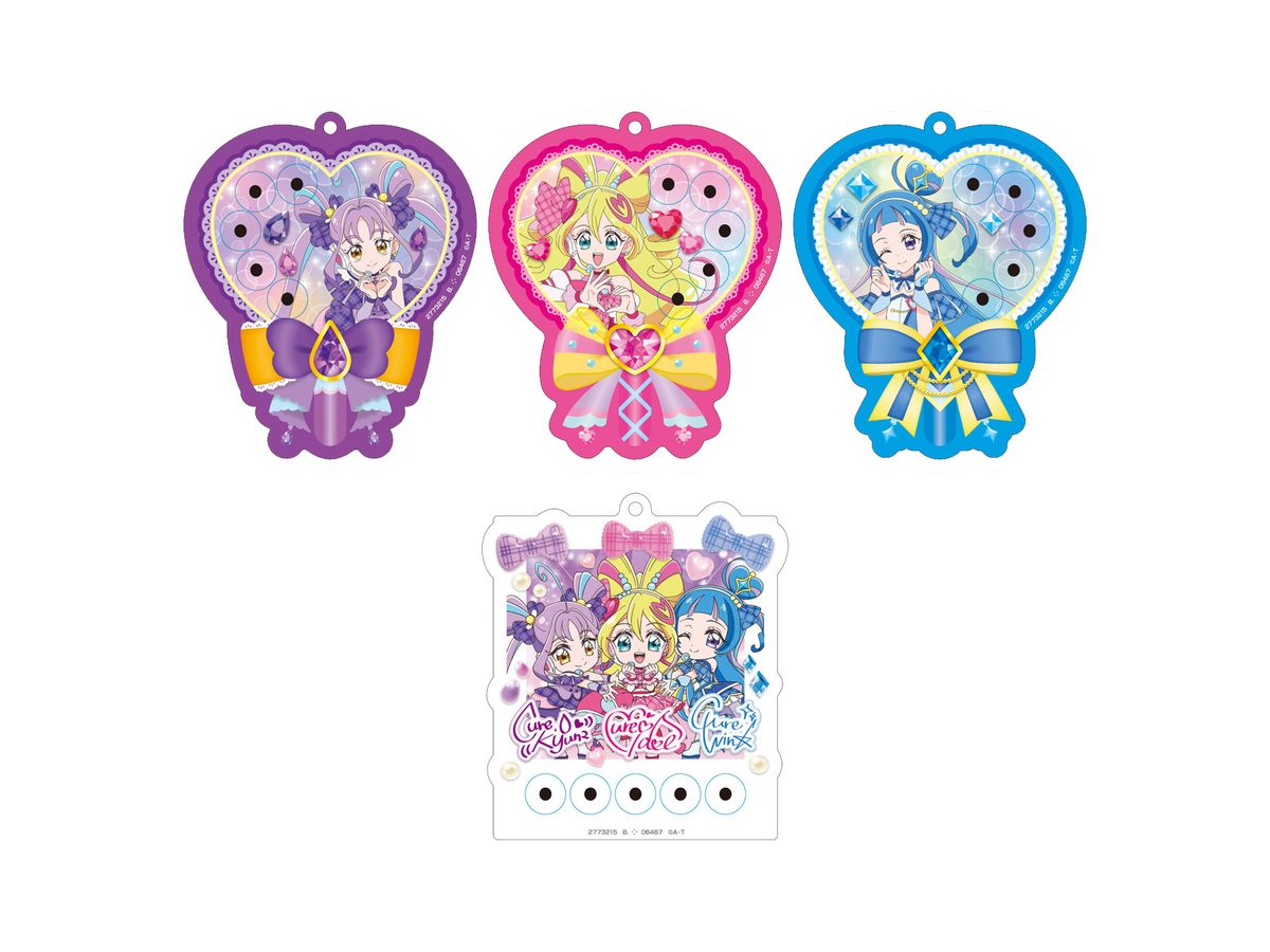 You & Idol Pretty Cure Pachi Pachi Pretty Cure Deco Name 1Box 12pcs