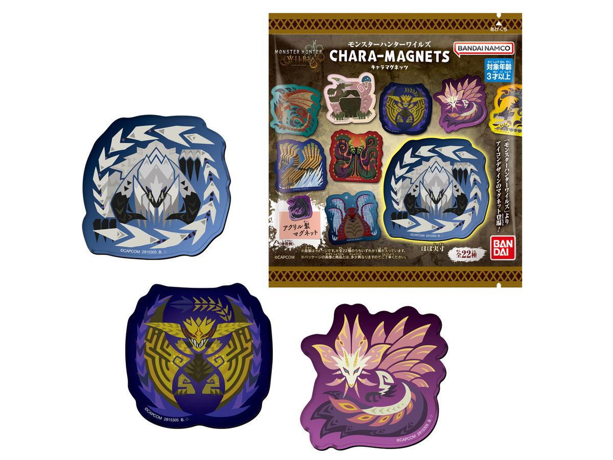 Monster Hunter Wilds Chara Magnet 1Box 14pcs