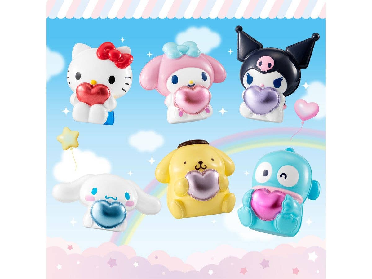 Puffy Balloon Mascot Sanrio Characters: 1Box (10pcs)