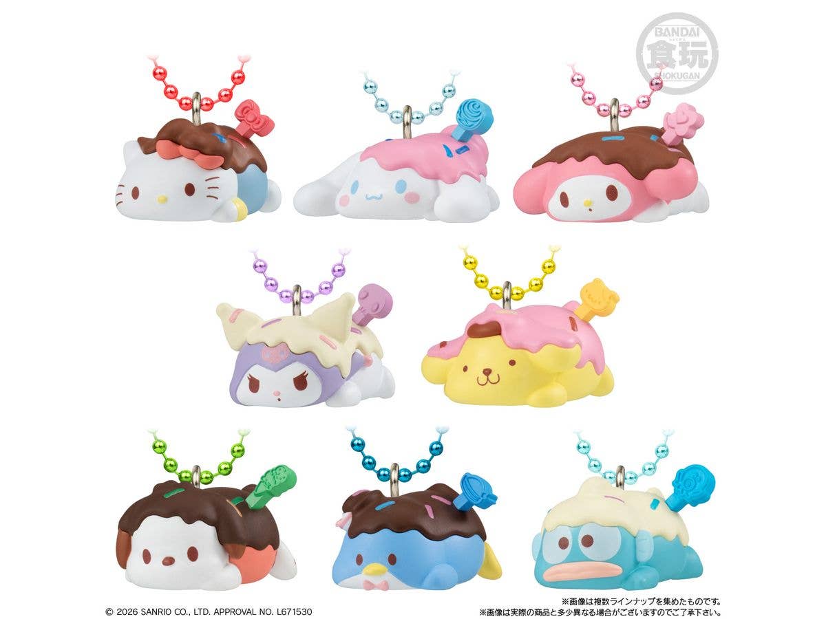 Sanrio characters Mochi Maro Chocolate Charm & Chocolate Marshmallow 1Box 10pcs
