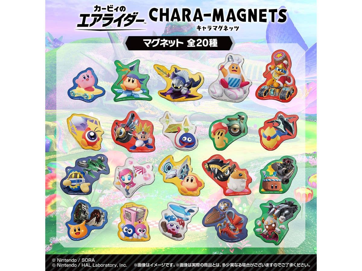 Kirby Air Riders Chara Magnet: 1Box (14pcs)