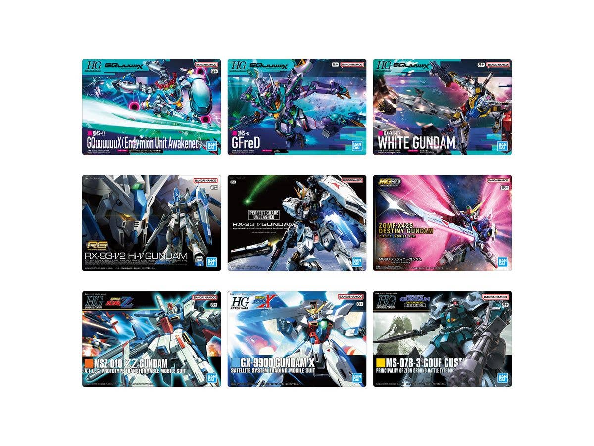 GUNDAM Gunpla Package Art Gummy 4 1Box 20pcs