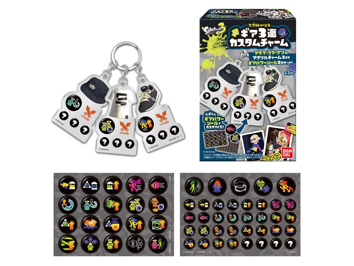 Splatoon 3 Gear Triple Charm: 1Box (10pcs)