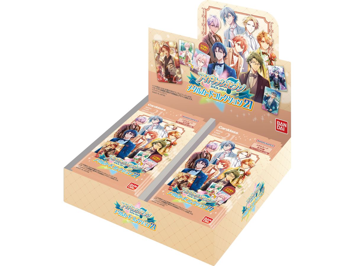 Idolish 7 Metal Card Collection 21 (Pack): 1Box (24pcs)