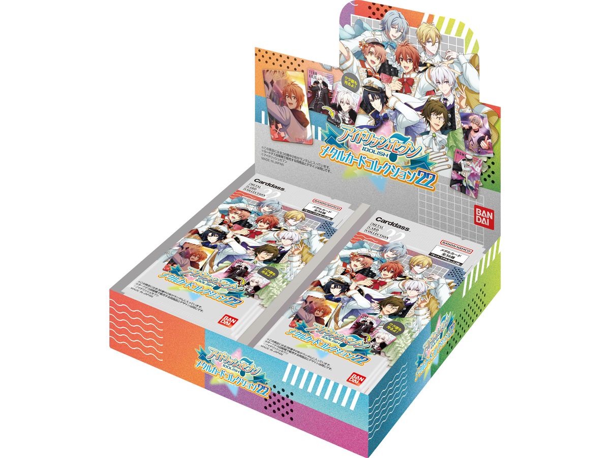 IDOLiSH7 Metal Card Collection 22 (Pack): 1Box (24pcs)