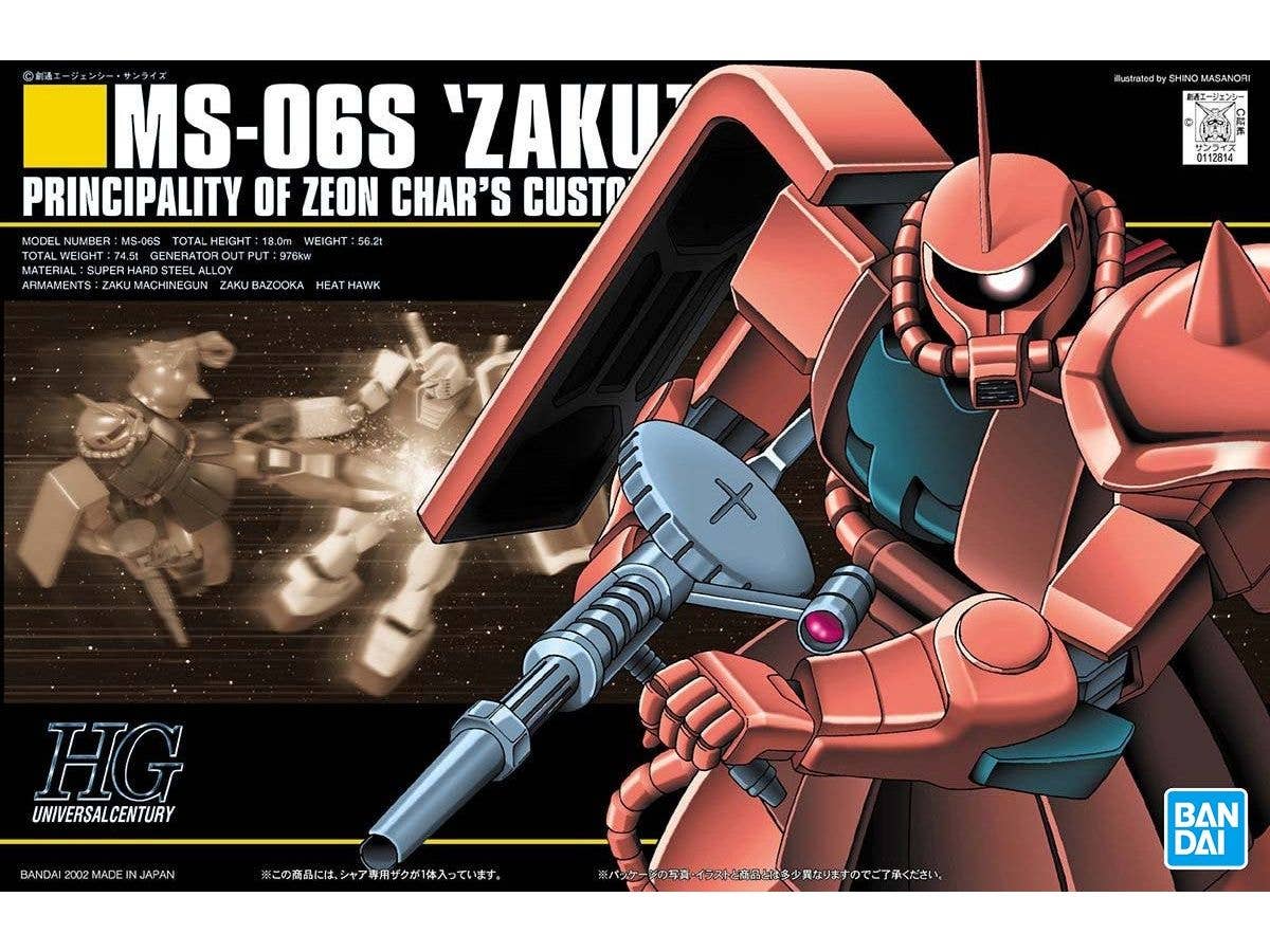 HGUC MS-06S Char's Zaku II