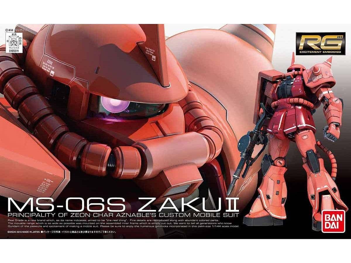 RG MS-06S Zaku II Char Aznable Custom Model