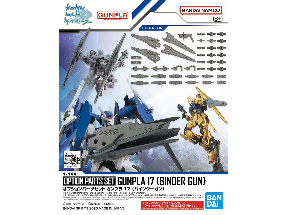 Option Parts Set Gunpla 17 (Binder Gun)