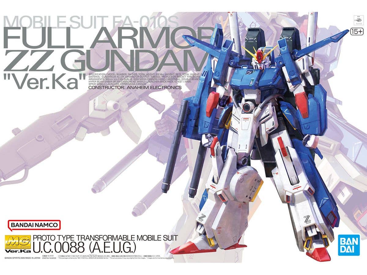 MG Full Armor ZZ Gundam Ver. Ka