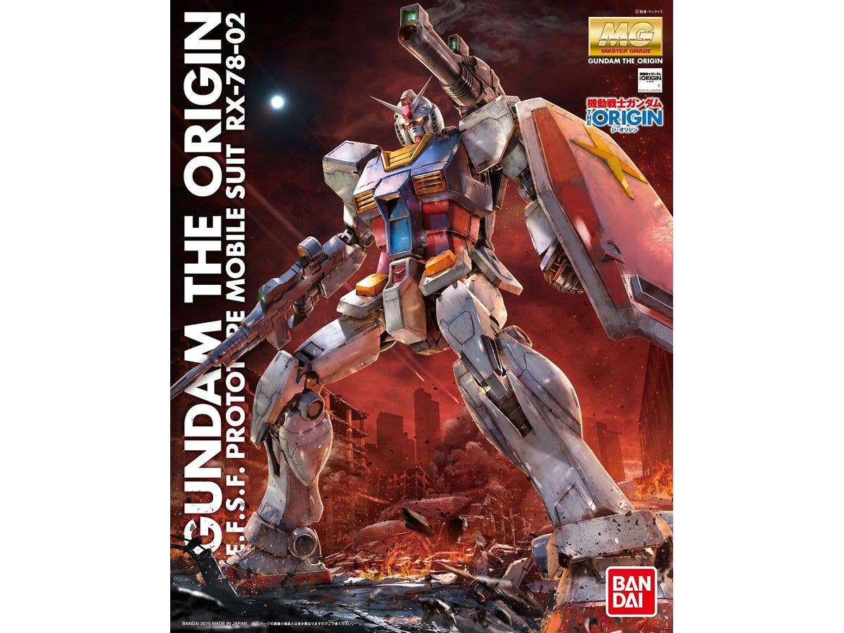 MG THE ORIGIN RX-78-02 Gundam