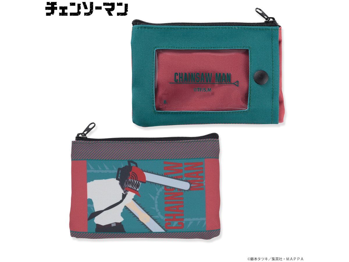 Chainsaw Man Silhouette Design Pass Pouch Chainsaw Man