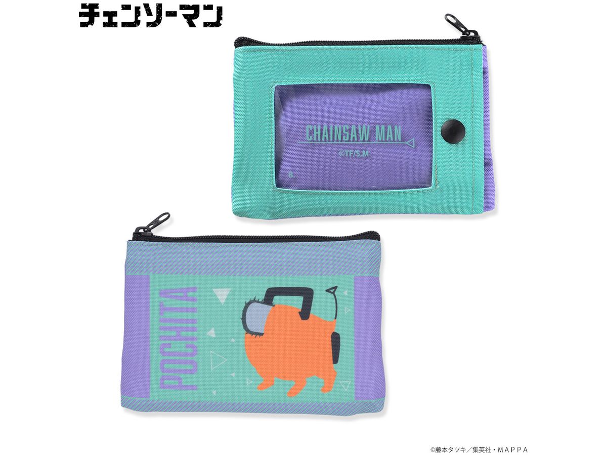 Chainsaw Man Silhouette Design Pass Pouch Pochita